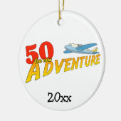 50 Das neue Adventure Flugzeug Keepake Ornament (Links)