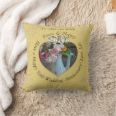 50. Diamond Heart Foto Throw Kissen (Decke)
