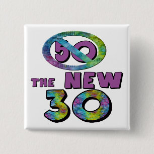 50 die neuen 30 50. Geburtstags-Geschenke Button