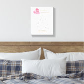 50 Dinge, die wir über Sie Liebe Aquarellherz Mama Leinwanddruck (Insitu (Schlafzimmer))