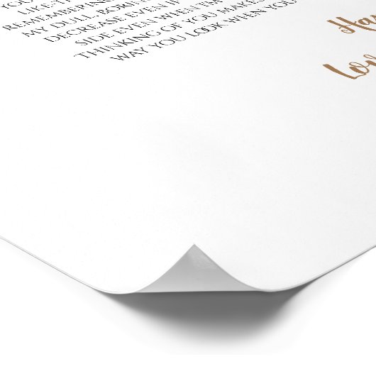 50 Dinge, die wir über Sie Liebe Aquarellherz Mama Poster (Ecke)