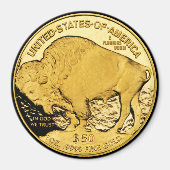 50 Dollar US Buffalo Gold Piece Magnet (Vorne)