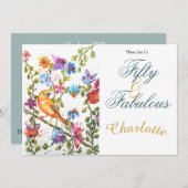 50. EINLADUNG (Vorne/Hinten)