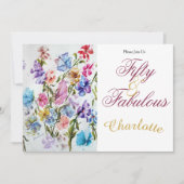 50. EINLADUNG (Vorderseite)