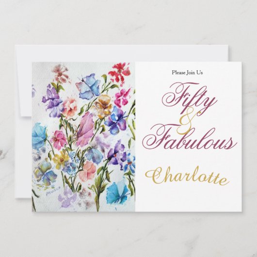 50. EINLADUNG (Vorderseite)