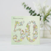 50. EINLADUNG (Stehend Vorderseite)