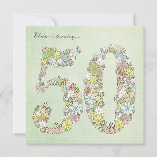 50. EINLADUNG (Vorderseite)