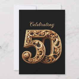 50 ELEGANTE GOLD WEDDING JAHRESZEIT EINLADUNG