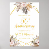 50. elegantes Hochzeitstipendium Poster (Vorne)