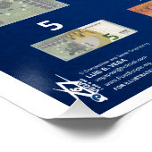 50 Euro Banknote Horned Devil Poster (Ecke)