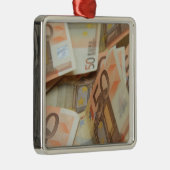 50 Euro Money Art Ornament Aus Metall (Rechts)