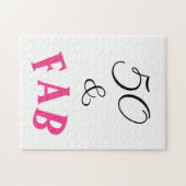 50 & Fab Fabulous Puzzle (Horizontal)