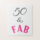 50 & Fab Fabulous Puzzle (Vertikal)