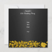 50 fabelhafte und kuschelige Geburtstagskatzen Einladung (Rückseite)