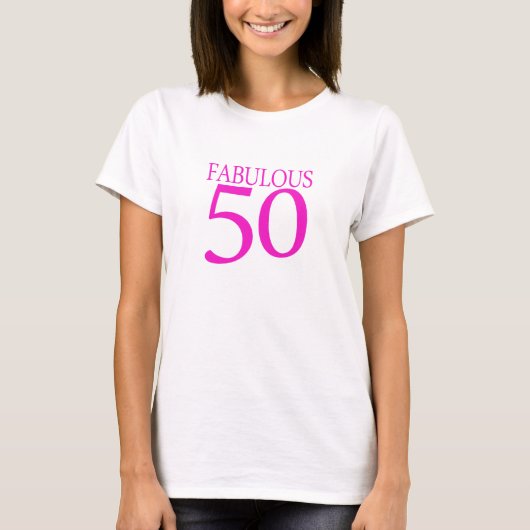 50 fabelhaftes 50. Geburtstags-Shirt T-Shirt (Vorderseite)