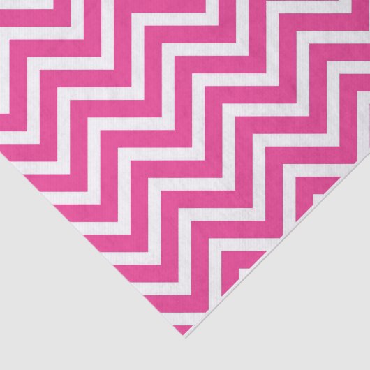 50 & Fabulous Birthday Pink Zickzack Muster Seidenpapier (Ausschnitt)