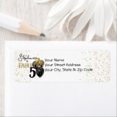 50 & Fabulous Black Gold Glam Rücksendeadresse Eti (Insitu)