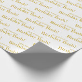 50 & Fabulous Customizable Geschenkpapier (Ecke)