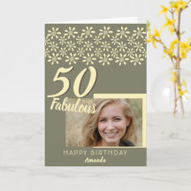 50 & Fabulous Daisy Blume Wasserfarbe Foto