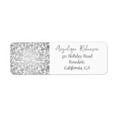 50 & Fabulous Decorative Silver Floral Muster (Vorne)