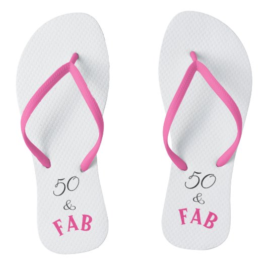 50 & Fabulous Fab Badesandalen (Fußbett)