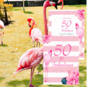 50 Fabulous Flamingo Pink Blumenchic Geburtstag Einladung