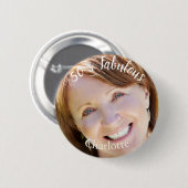 50 & Fabulous Foto Button (Vorne & Hinten)
