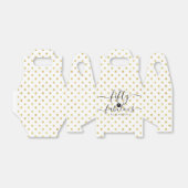 50 & Fabulous Gold Polka Dot Name 50. Geburtstag Geschenkschachtel (Ungefaltet)