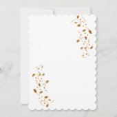 50&fabulous Golden Birthday Einladung (Rückseite)