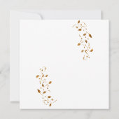 50&fabulous Golden Birthday Einladung (Rückseite)