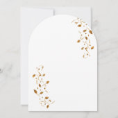 50&fabulous Golden Birthday Einladung (Rückseite)