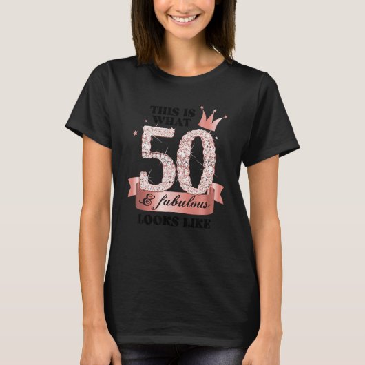 50 & Fabulous I Rose And White Party Group Candid T-Shirt (Vorderseite)