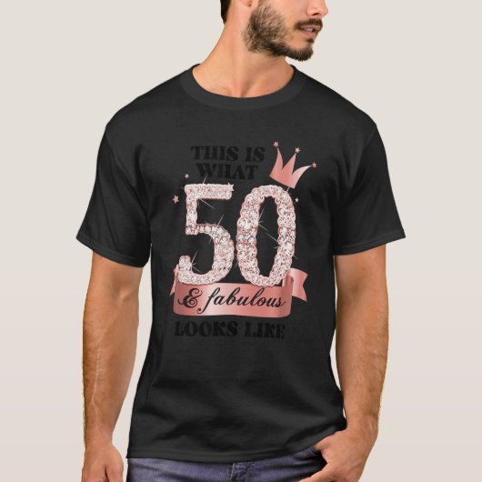 50 & Fabulous I Rose And White Party Group Candid T-Shirt (Vorderseite)