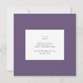 50 & Fabulous Lavender Überraschung Geburtstagspar Einladung (Rückseite)