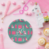 50 & Fabulous Paper plate Pappteller (Party)
