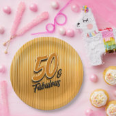 50 & Fabulous Pappteller (Party)