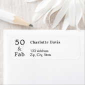 50 Fabulous Return Address Label (Insitu)
