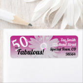 50 & Fabulous schwarz, pink, weiß mit Sternen & da (Insitu)