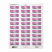 50 & Fabulous schwarz, pink, weiß mit Sternen & da (Vorne)