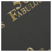 50 & Fabulous Stoff (Nahaufnahme)