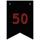 50 & Fabulous Wimpelkette (Erste Fahne)