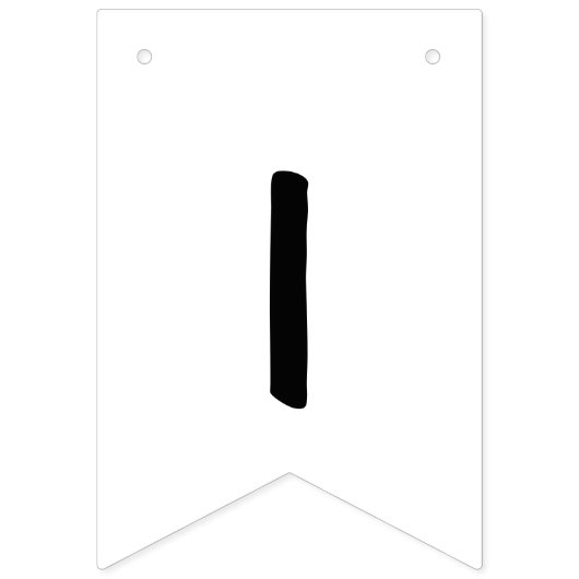 50 & Fabulous Wimpelkette (Dritte Fahne)