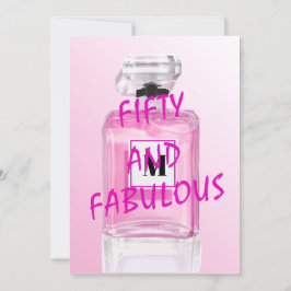 50 Fantastisch-Französisch-Chic Pink-Parfüm-Monogr Einladung