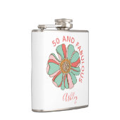 50 Fantastisch rosa Blume Flachmann (Rechts)