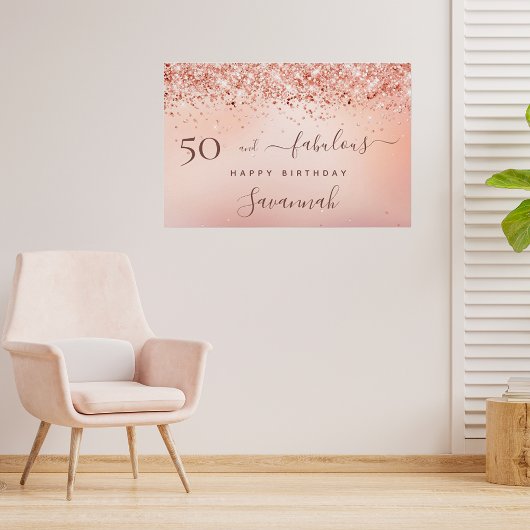 50 Fantastische Rose Gold Rosa Poster