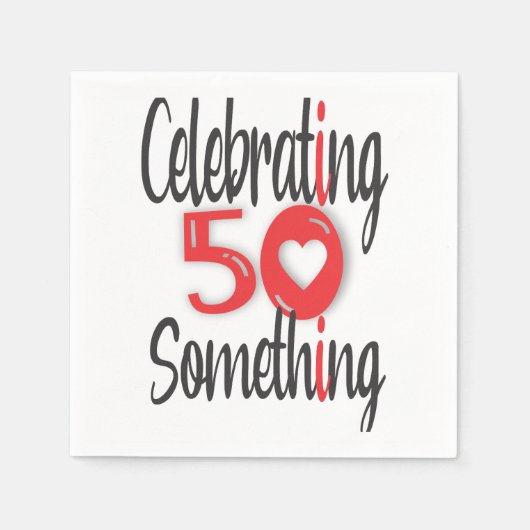 50 feiern serviette (Vorderseite)