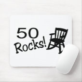 50 Felsen (Rocker) Mousepad (Mit Mouse)