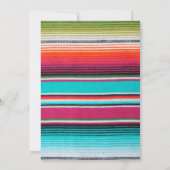 50. Fiesta Überraschung Geburtstagsparty Einladung (Rückseite)