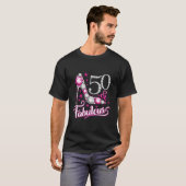 50 Fifty And Fabulous For Ladies T-Shirt (Vorne ganz)