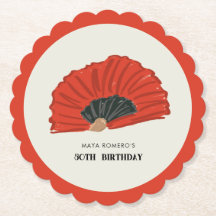 50. Flamenco Fan Geburtstagsparty